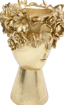 Wazon dekoracyjny Flowercrown 20x31 cm złoty