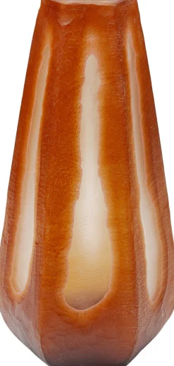 Wazon do salonu nowoczesny w kolorze czerwonym 36 cm