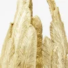 Wazon Feathers Ø35x91 cm złoty