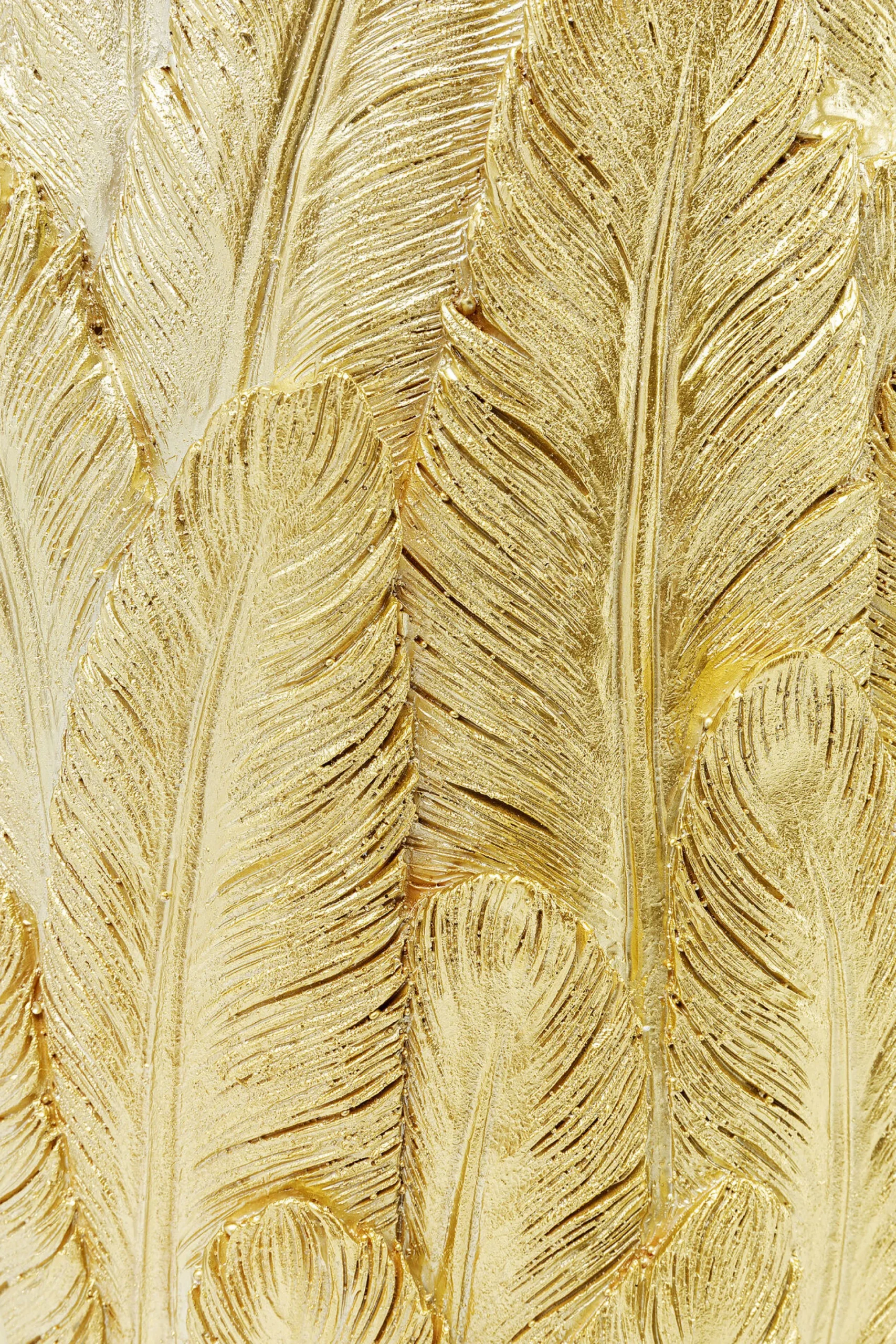 Wazon Feathers Ø34x80 cm złoty