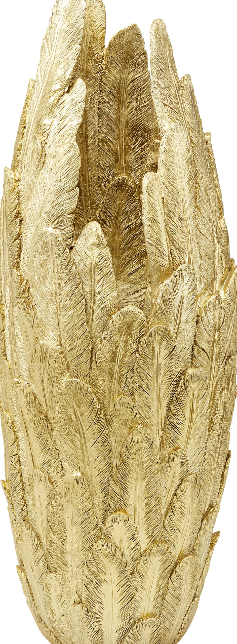 Wazon Feathers Ø34x80 cm złoty