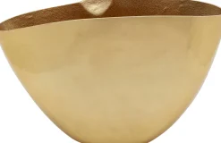 Wazon Half Face 46x29 cm aluminium złoty