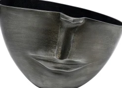 Wazon Half Face 31x22 cm aluminium antracytowy