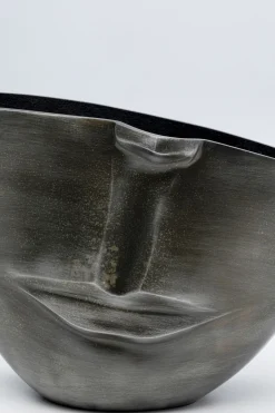 Wazon Half Face 31x22 cm aluminium antracytowy