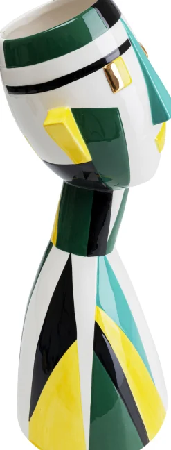 Wazon Happy Face 21x43 cm kolorowy