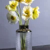 Wazon LA Noble ∅15x30 cm transparentno-złoty