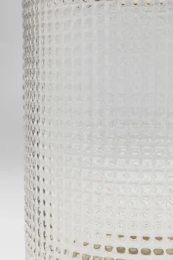 Wazon LA Noble ∅15x30 cm transparentno-złoty