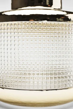Wazon LA Noble ∅20x19 cm transparentno-złoty