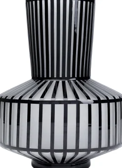 Wazon Roulette ∅25x31 cm biało-czarny