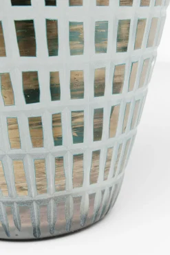 Wazon Square ∅23x41 cm niebieski