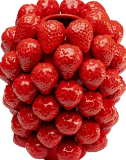 Wazon Strawberries czerwony 30cm