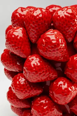 Wazon Strawberries czerwony 24cm