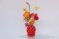 Wazon Strawberries czerwony 24cm