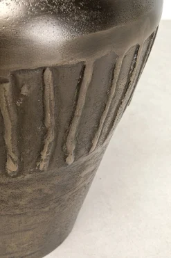 Wazon Uria Ø35x55 cm aluminium niklowane