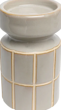 Świecznik Bliss Tile Jasnoniebieski 18cm