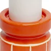 Świecznik Bliss Tile Pomarańczowy 14cm