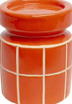 Świecznik Bliss Tile Pomarańczowy 14cm