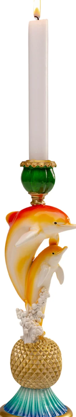 Świecznik Dolphin Family 30cm