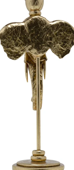 Świecznik Elephant Head 16x36 cm złoty