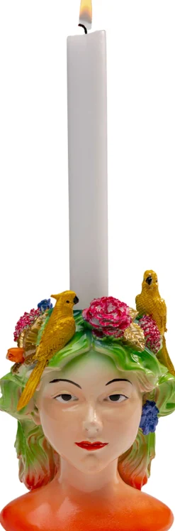 Świecznik Parrot Lady 15cm