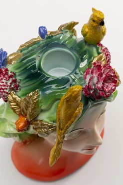 Świecznik Parrot Lady 15cm