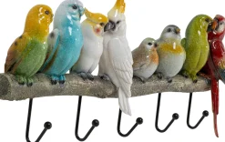 Wieszak ścienny Exotic Birds 54x24 cm kolorowy