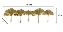 Wieszak ścienny Ginkgo Leaf 47 cm