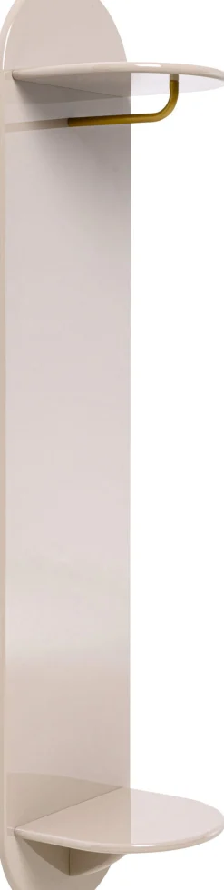 Wieszak ścienny Glossy Taupe 40x170cm