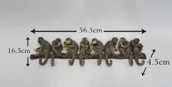 Wieszak ścienny Monkey Lunch 57 cm