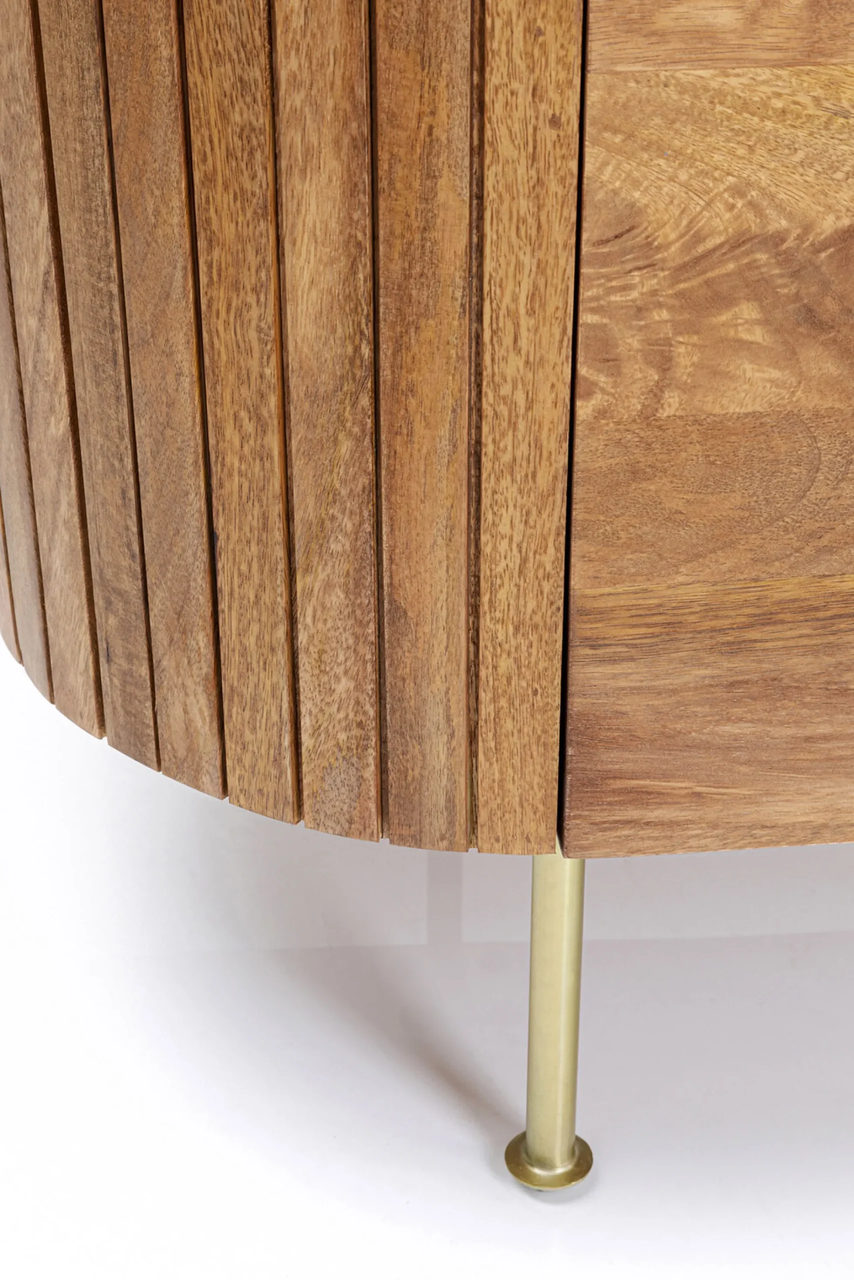 Witryna Grace 100x145 cm drewno mango - blat marmur