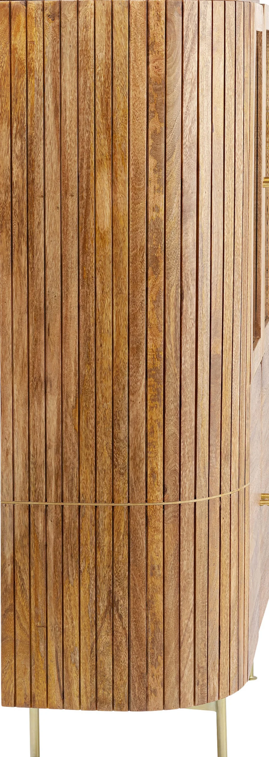 Witryna Grace 100x145 cm drewno mango - blat marmur