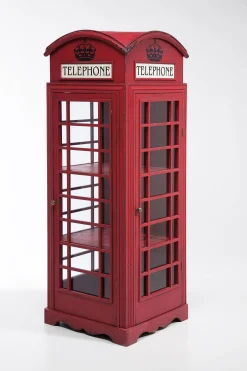 Witryna London Telephone 140x53 cm czerwona
