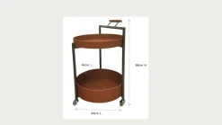 Wózek barowy Tango Round Ø42 cm