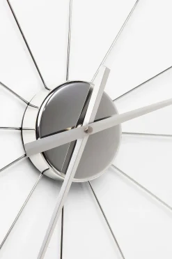 Zegar wiszący Like Umbrella Balls Ø60 cm srebrny