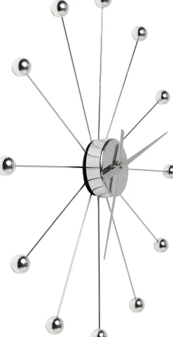 Zegar wiszący Like Umbrella Balls Ø60 cm srebrny