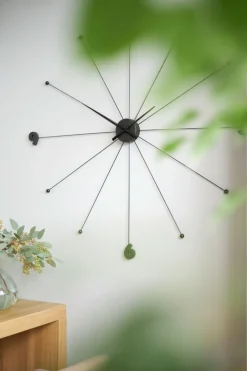 Zegar wiszący Like Umbrella Ø100 cm czarny