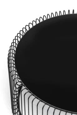 Zestaw dwóch stolików kawowych Wire czarne