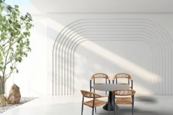 Zestaw Ogrodowy Palma Possibilita Ø120cm Naturalny 5/Set