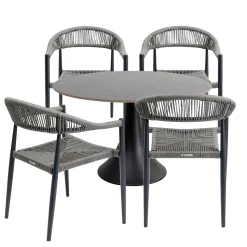 Zestaw Ogrodowy Palma Possibilita Ø120cm Szary 5/Set