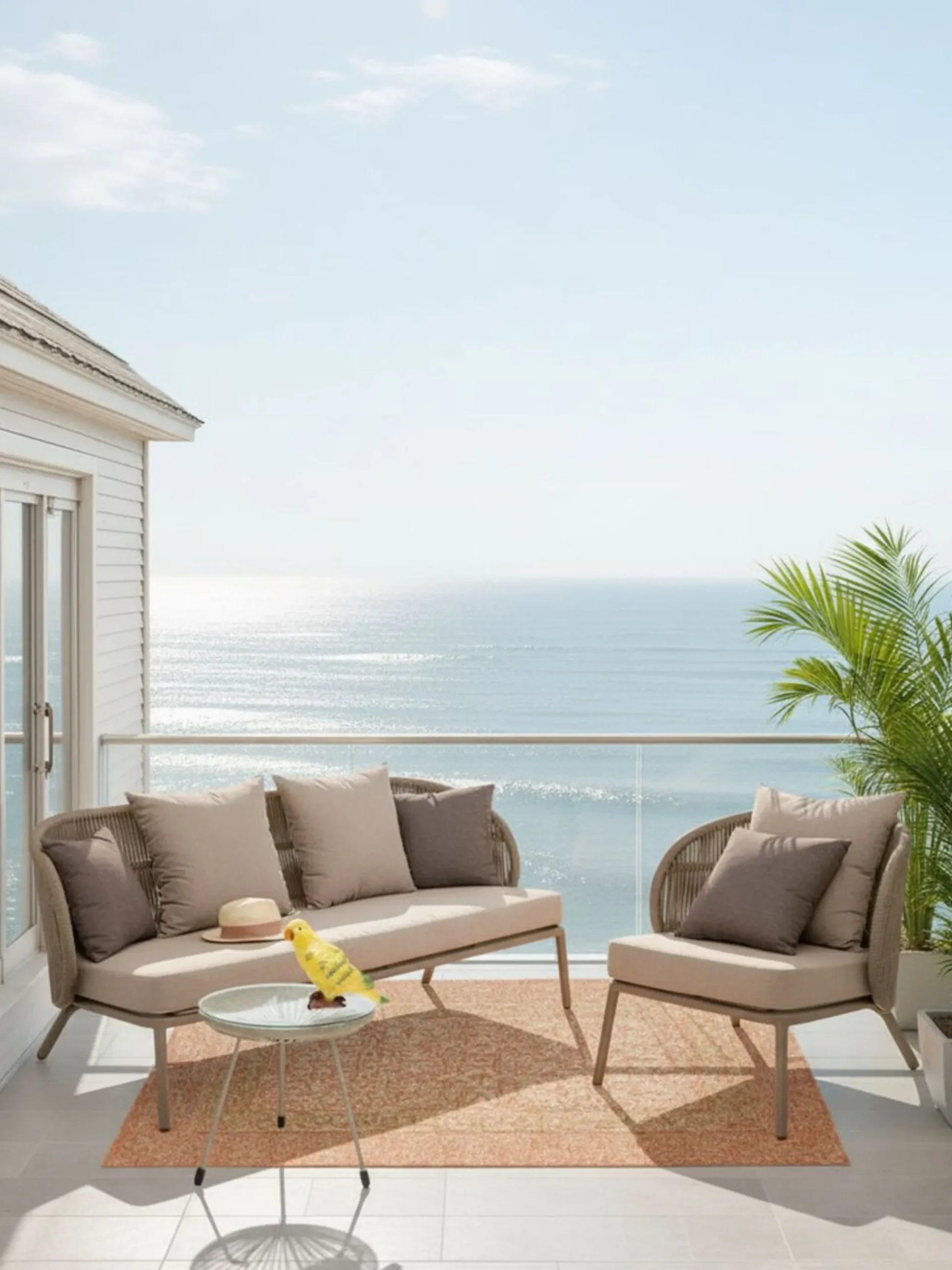 Zestaw ogrodowy Sicily kolor taupe