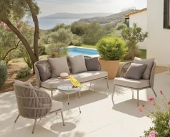 Zestaw ogrodowy Sicily kolor taupe